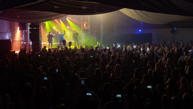 Event Center concert - yellow lights