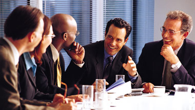 business people in a meeting